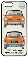 VW Karmann Ghia Coupe 1970-71 Phone Cover Vertical